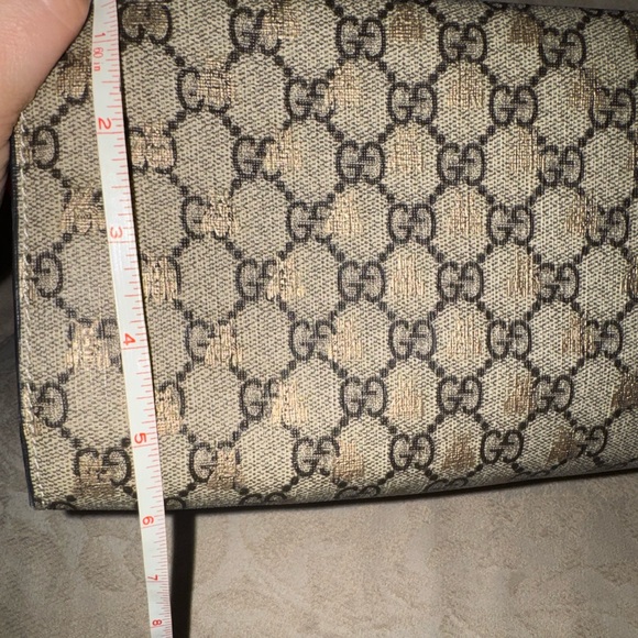 Faux Gucci Black and Beige Shoulder Bag - Picture 9 of 9